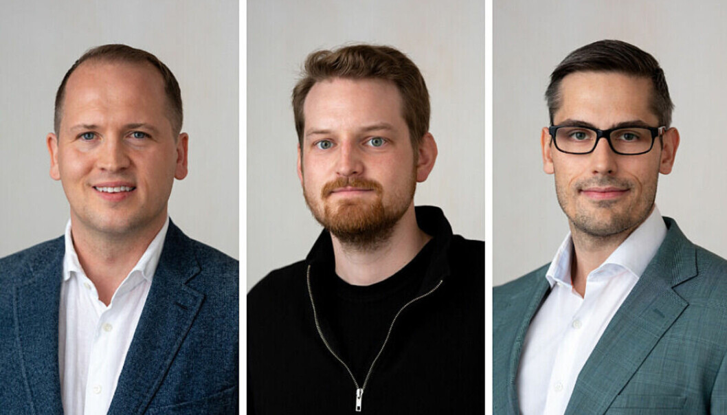 From left to right, Magnus Strømnes Bøe, Erik Holland Haukebø, Vegard Rohde Garder. From left to right, Magnus Strømnes Bøe, Erik Holland Haukebø, Vegard Rohde Garder.