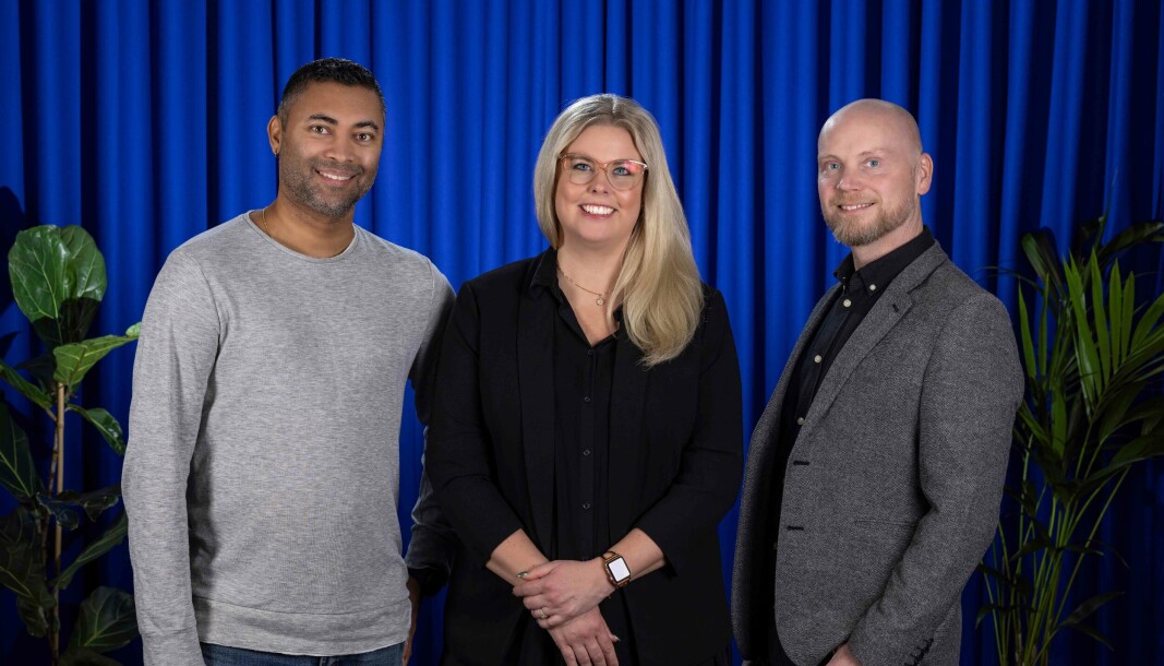 From left to right: Rodolphe Toots, Anna Stefansson and Joacim Broström From left to right: Rodolphe Toots, Anna Stefansson and Joacim Broström