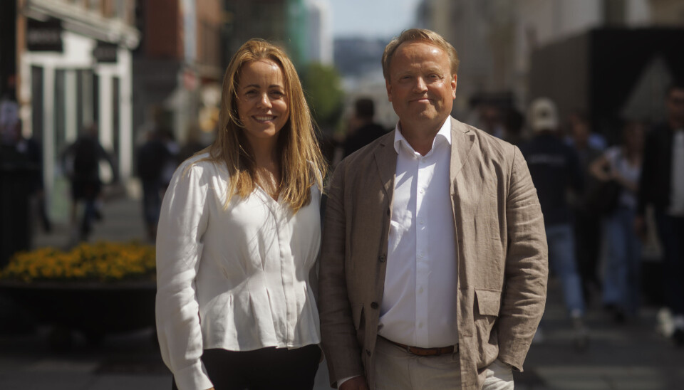 From left: Trine Røssel Ødegaard, Country Manager at NOVA Norway, and Trygve Solem, CEO of Experis.
